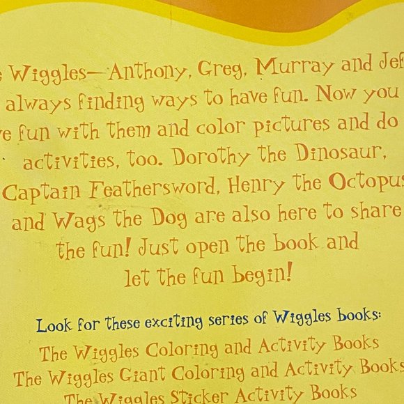 The Wiggles Let the Fun Begin Giant Coloring & Activity Book - Picture 2 of 7